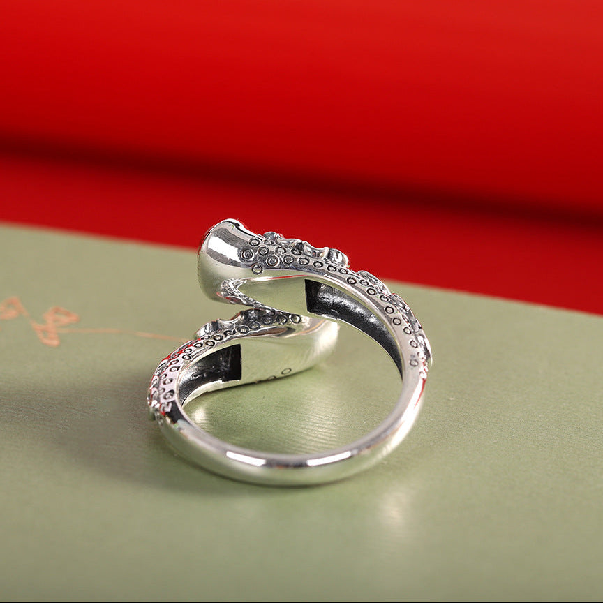 Retro-Ring mit Südlichem Roten Achat