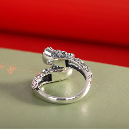 Retro-Ring mit Südlichem Roten Achat